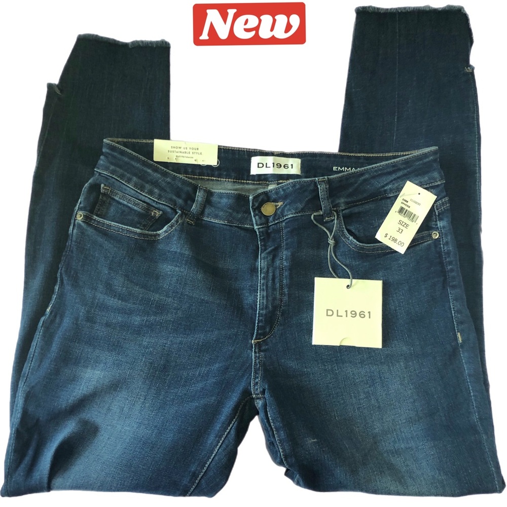 🆕 DL1961 Emma Power Legging ankle length size 33 dark denim